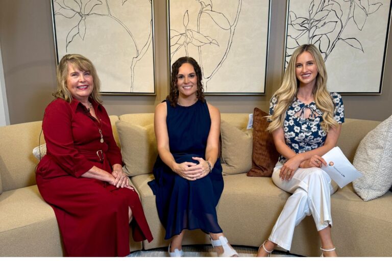 Sarah Newman and Joan Flynn discussing rightsizing in Charleston SC on Live5 News Palmetto Life